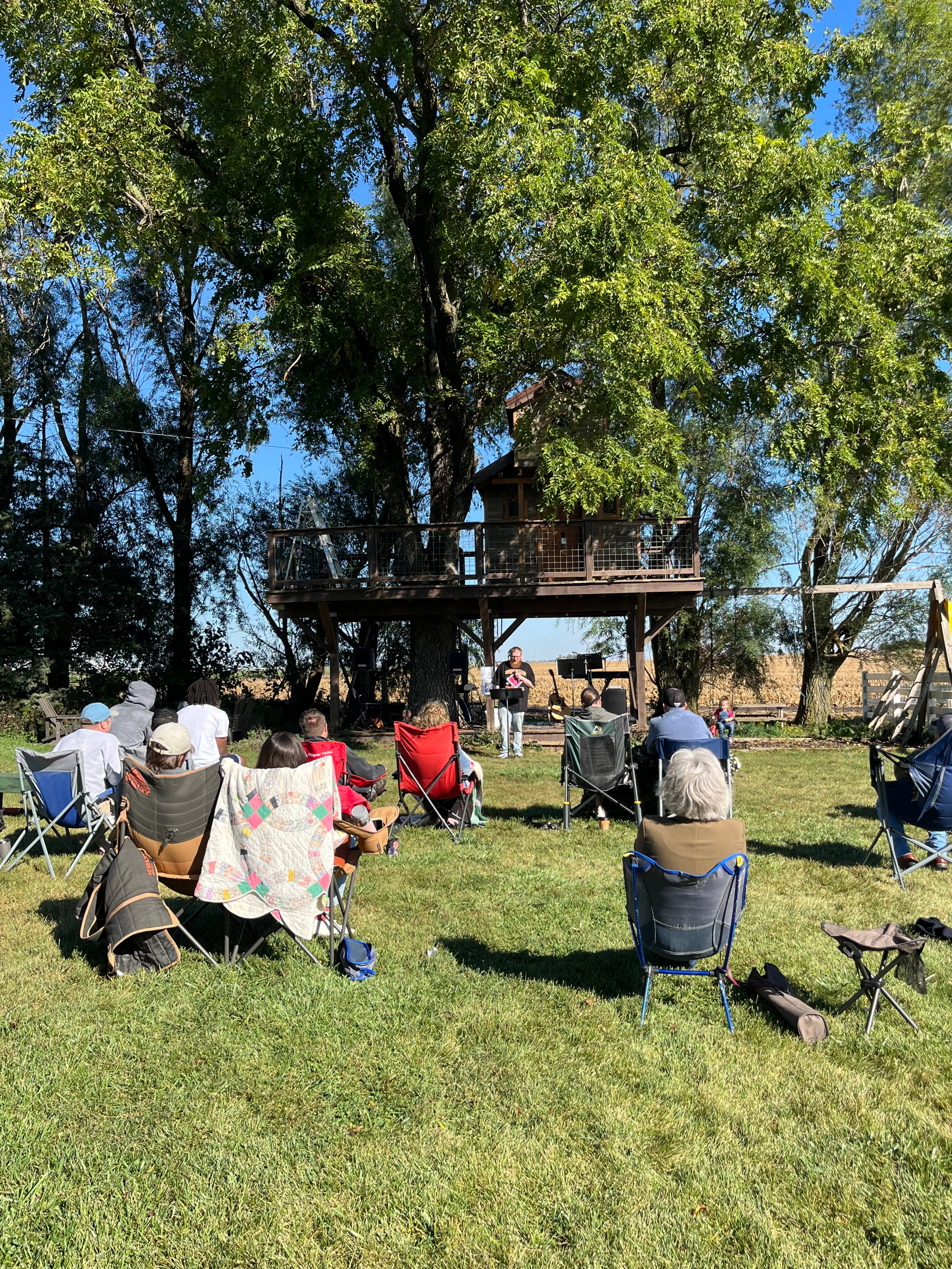 A Church For Pastors outdoor gathering at New Hope Church Adel.